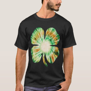 Camiseta Trebol de la Suerte de Corbata Dye Shamrock de Cua