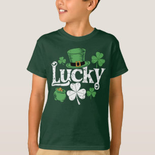 Camiseta Trébol de la suerte día de San Patricio shamrock v