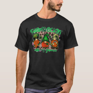 Camiseta Trebol de Leopardo con Mis Gnomies, Día de San Pat
