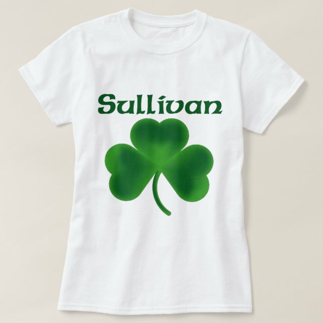 Camiseta Trébol de Sullivan (Diseño del anverso)