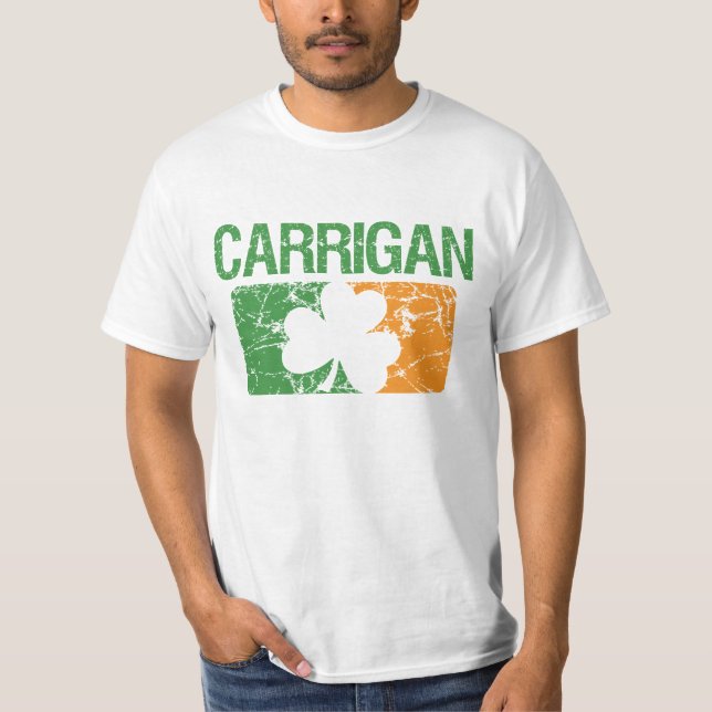 Camiseta Trébol del apellido de Carrigan (Anverso)
