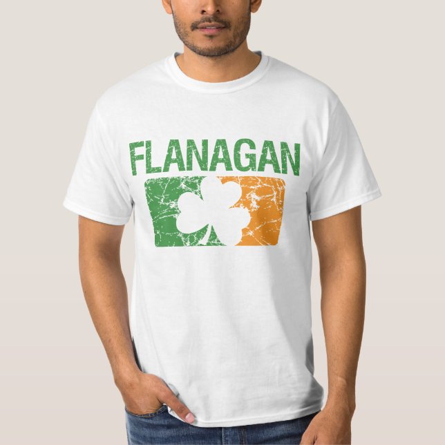 Camiseta Trébol del apellido de Flanagan (Anverso)