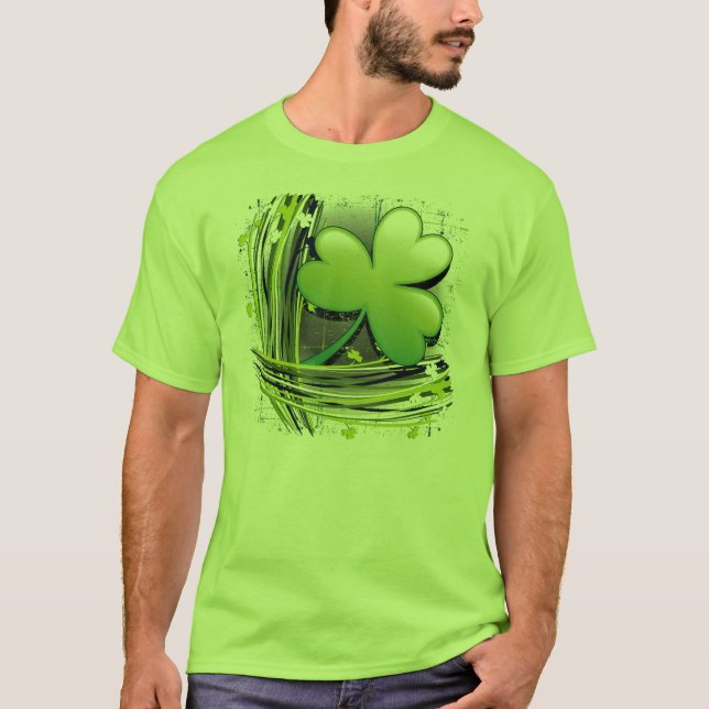 Camiseta Trébol del día de St Patrick (Anverso)