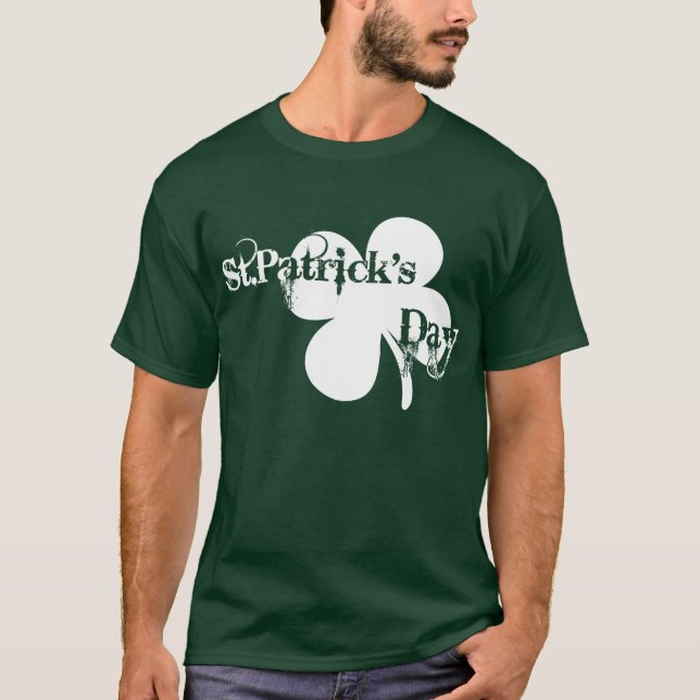Camiseta Trébol del día de St Patrick (Anverso)