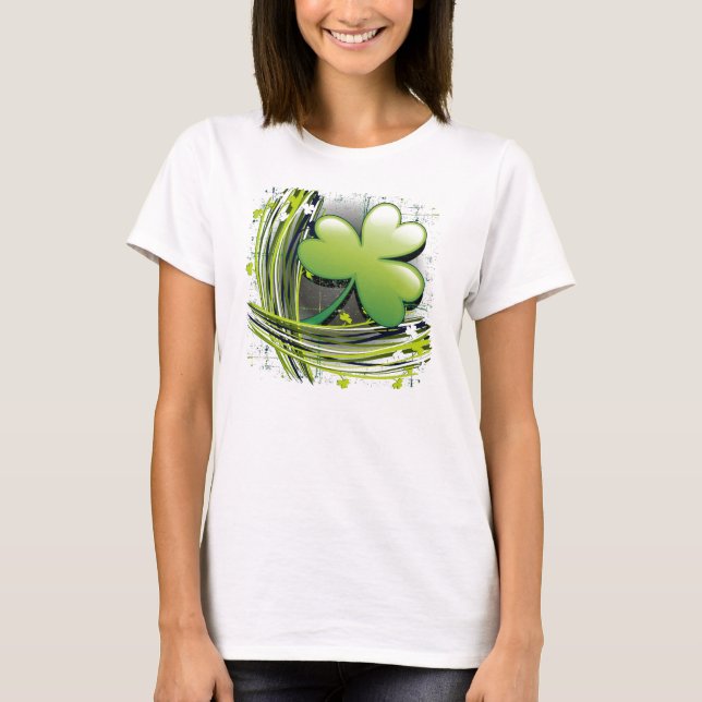 Camiseta Trébol del día de St Patrick (Anverso)