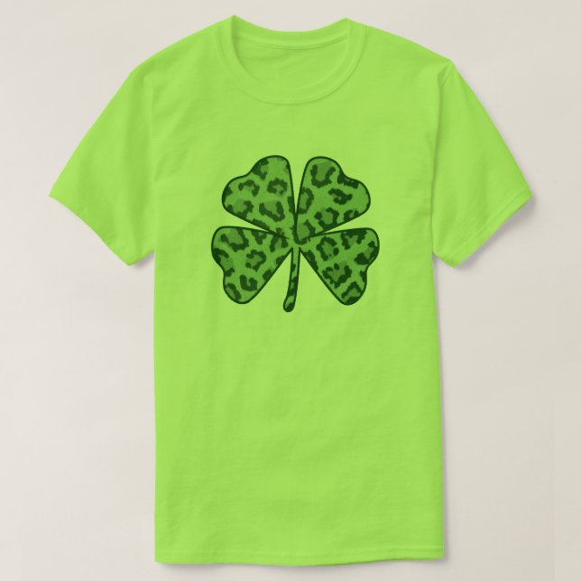 Camiseta Trébol del día de St Patrick (Diseño del anverso)