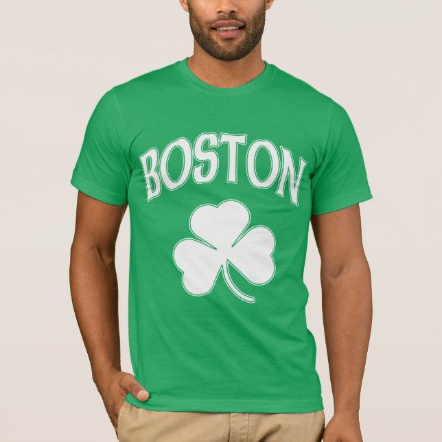 Camiseta Trébol del irlandés de Boston (Anverso)