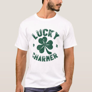 Camiseta Trebol Divertido Día de San Patricio Lucky Charmer