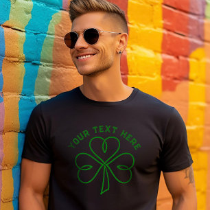 Camiseta Trébol gaélico cita irlandesa de San Patricio