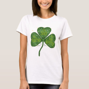 Camiseta Trébol Irlandés Cristiano Católico Religioso St Pa