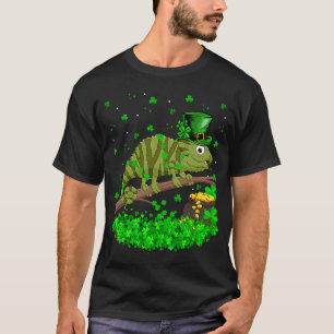 Camiseta Trébol irlandés duende camaleón día de San Patrici
