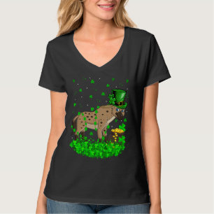 Camiseta Trébol Irlandés Duende Hiena Día de San Patricio