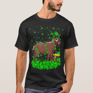 Camiseta Trébol irlandés Leprechaun Gamuza Día de San Patri