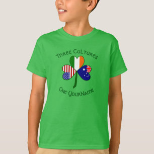 Camiseta Trébol personalizado australiano irlandés american