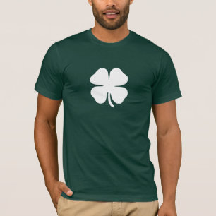Camiseta Trébol Verde de Cuatro Hojas Suerte Irlandesa