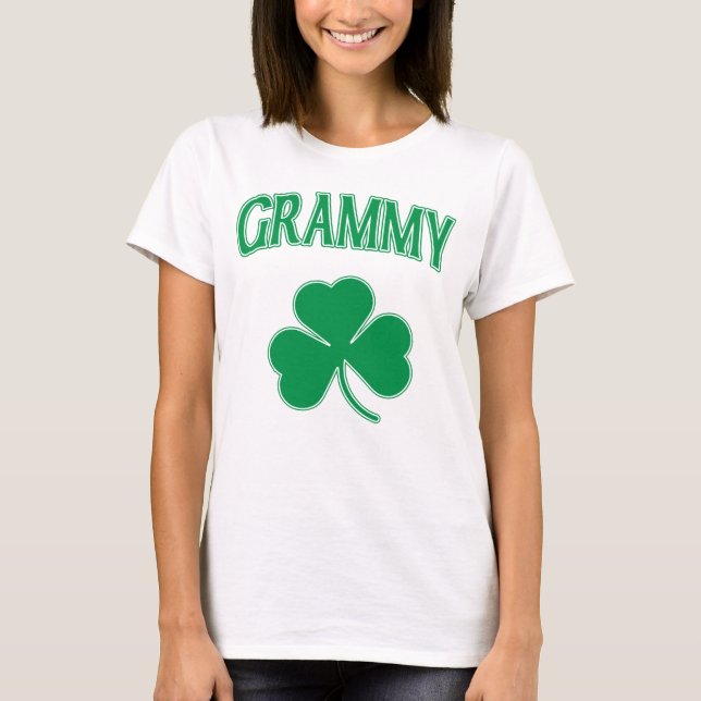 Camiseta Trébol verde de Grammy del irlandés (Anverso)