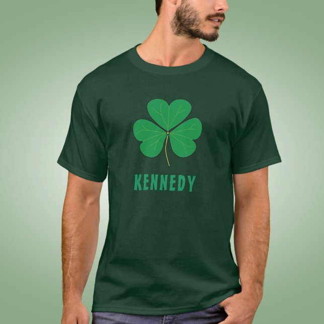 Camiseta Trébol Verde Irlanda Celta Irlandés Nombre (Subido por el creador)
