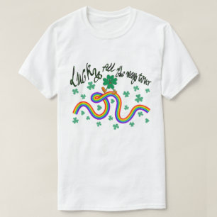 Camiseta Trébol verde irlandés día de San Patricio suerte