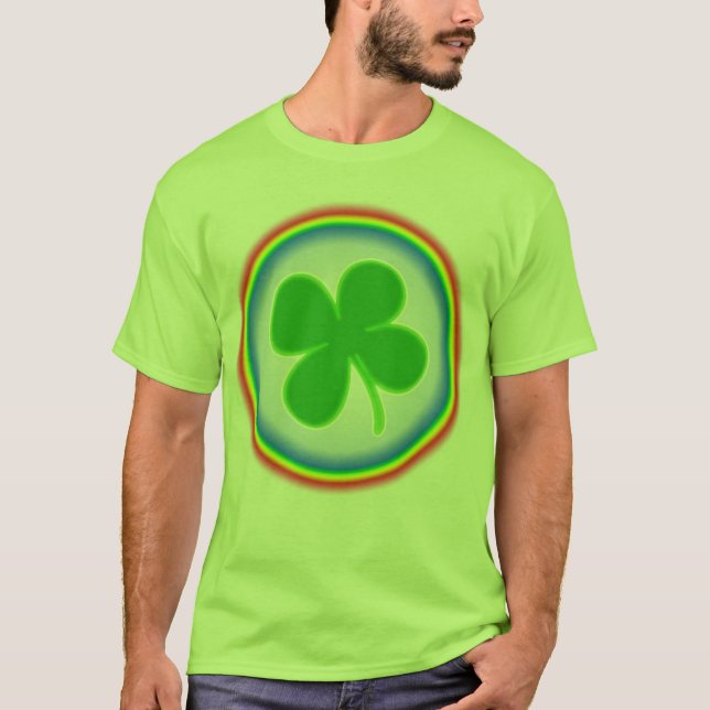 Camiseta Trébol y arco iris (Anverso)