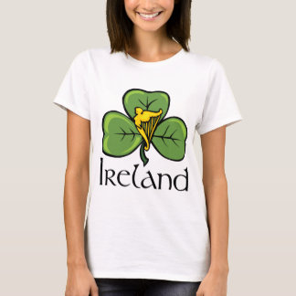Camiseta Trébol y arpa de Irlanda