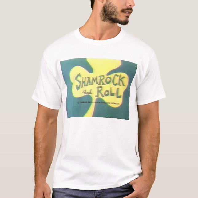 Camiseta trébol y rollo (Anverso)