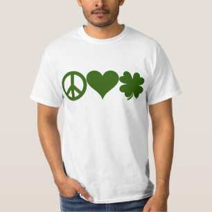Camiseta Tréboles del amor de la paz