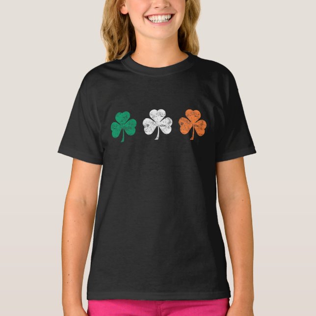 Camiseta Tréboles irlandeses (Anverso)