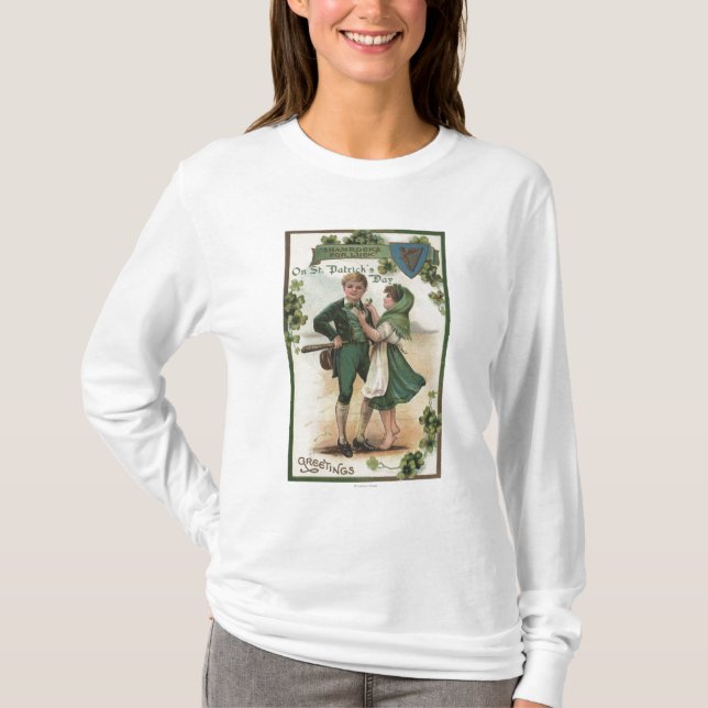 Camiseta Tréboles para la suerte (Anverso)