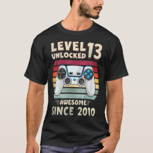 Camiseta Trece 13 años BDay Boy Gamer 13 años Bir