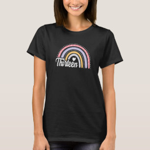 Camiseta Trece 13 años Chica 13 cumpleaños