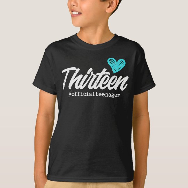 Camiseta Trece Adolescentes Oficiales 13 Años 13 Años (Anverso)