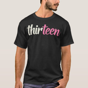 Camiseta Trece de 13 años de edad 13 años de edad adolescen