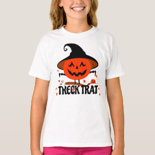 Camiseta Treck Trat Pumpkin Sonriente
