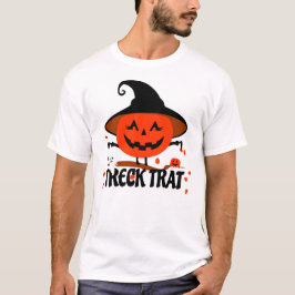 Camiseta Treck Trat Pumpkin Sonriente
