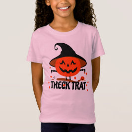 Camiseta Treck Trat Pumpkin Sonriente