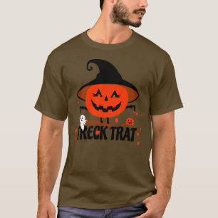 Camiseta Treck Trat Pumpkin Sonriente