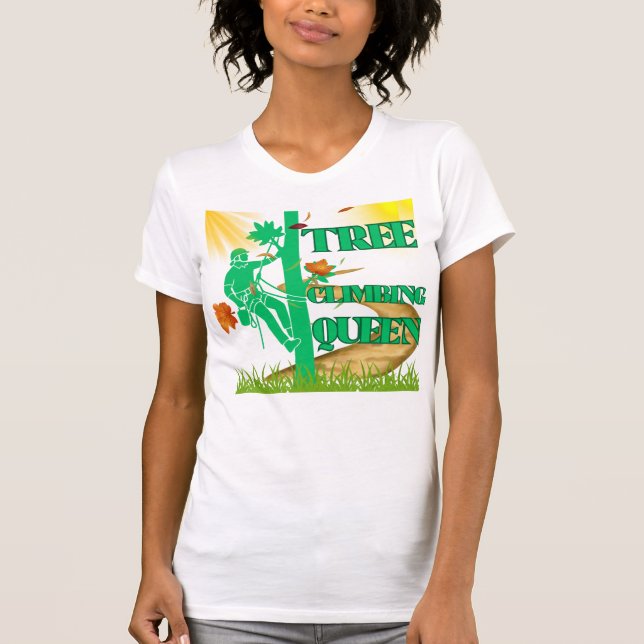 Camiseta Tree Climbing Queen – Camiseta de Arboris (Anverso)