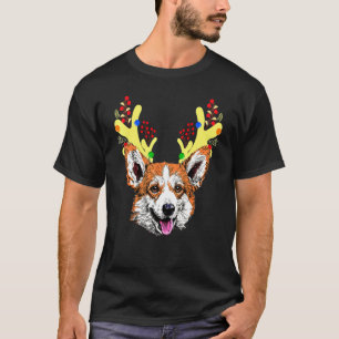 Camiseta Tree Corgi Santa Lights Xmas Corgi
