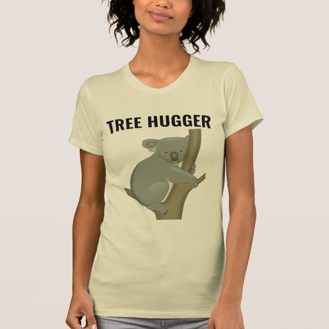 CAMISETA TREE HUGGER KOALA BEAR T-SHIRS (Anverso)