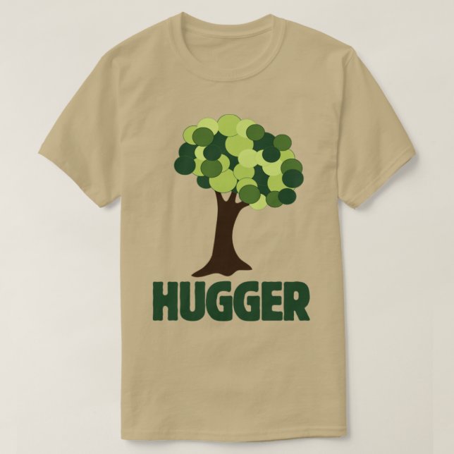 Camiseta Tree Huggger (Diseño del anverso)