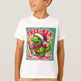 Camiseta Tree Rex - Funny Navidades T-Rex T-Shirt