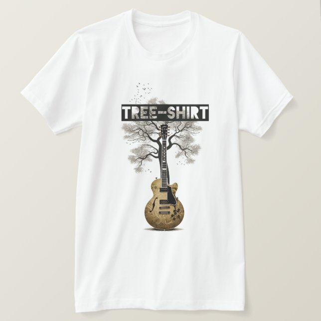 Camiseta Tree-Shirt (Loving Nature and music) (Anverso del diseño)