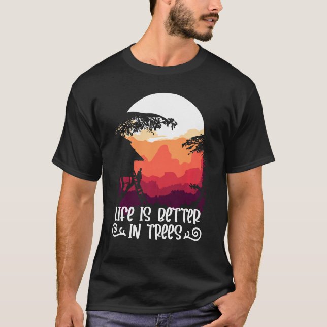 Camiseta Treehouse Life Es Mejor En Treehouse (Anverso)