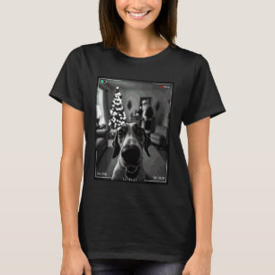 Camiseta Treeing Walker Coonhound Atrapa a Santa en Cámara 