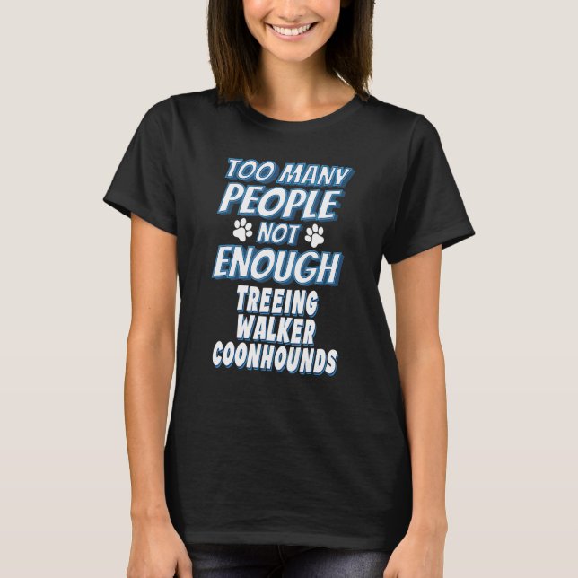 Camiseta Treeing Walker Coonhound Breg Dog Antisocial (Anverso)