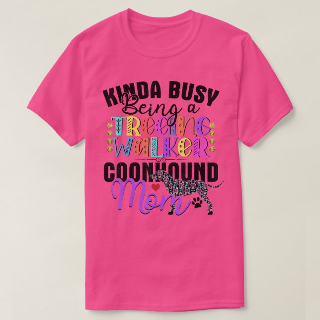 Camiseta Treeing Walker Coonhound Mom Walker Coonhound Lov (Diseño del anverso)