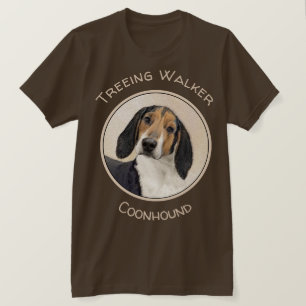 Camiseta Treeing Walker Coonhound Painting - Arte original