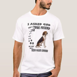 Camiseta Treeing Walker Coonhound Quote Mom, TWC Dad Art, W