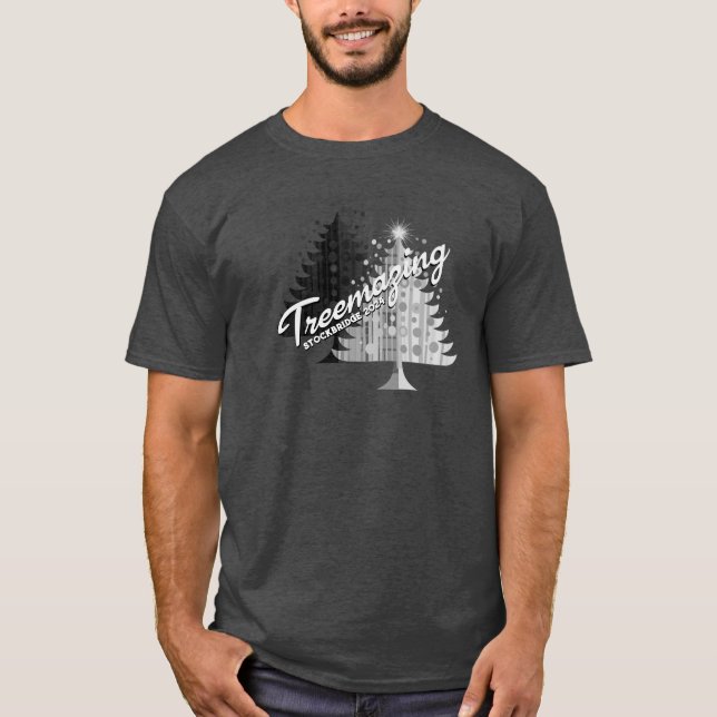 Camiseta Treemazing Stockbridge Blk/Wht T-Shirt (Anverso)