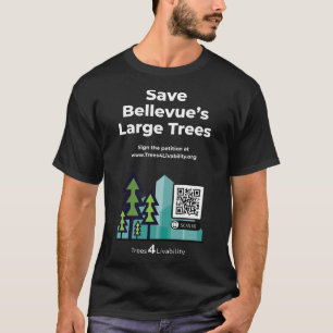 Camiseta Trees4Livability Tree Code Petición Tee Shirt